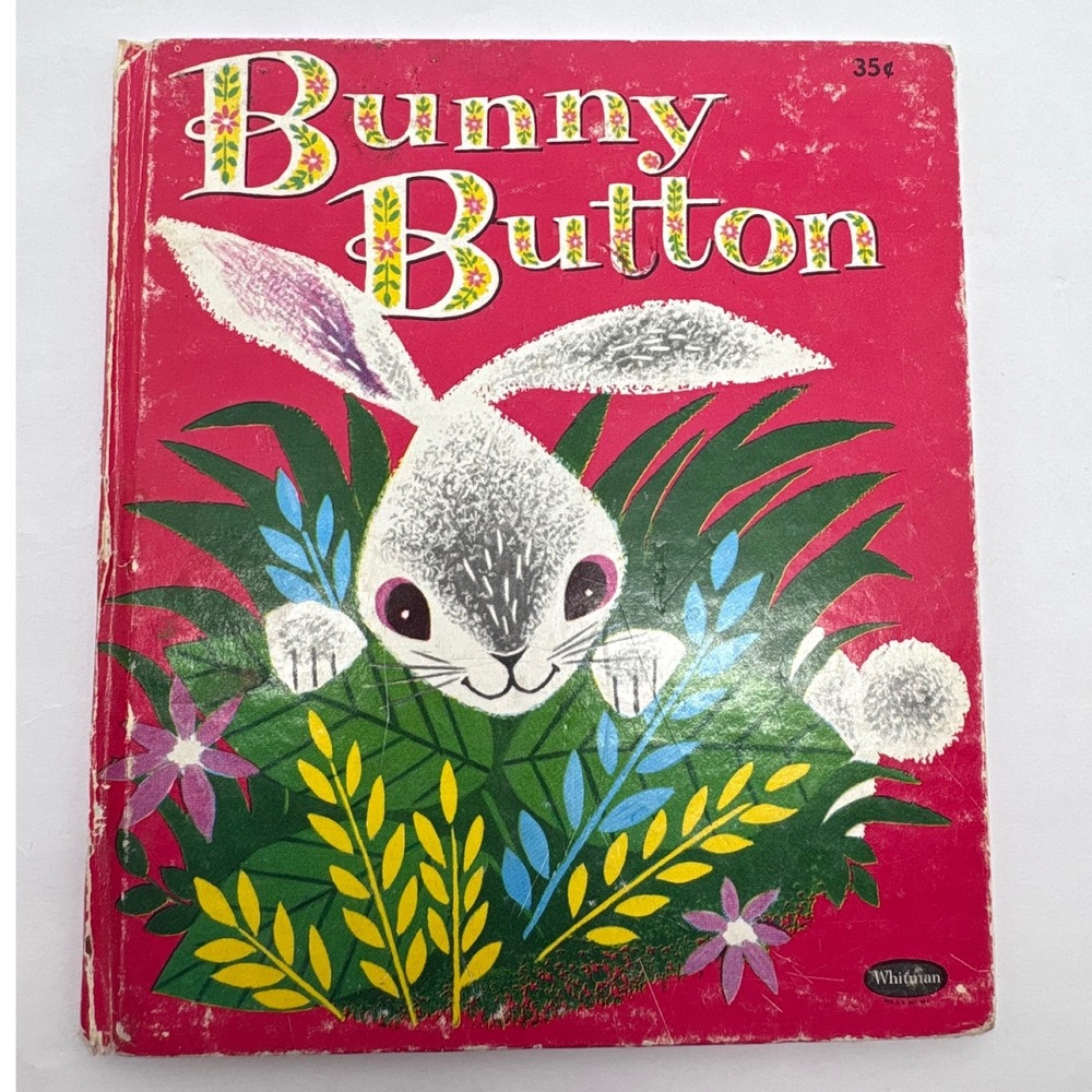 Bunny Button Whitman Tell A Tales Book Revana Bernice Myers‎ 1953 Vintage